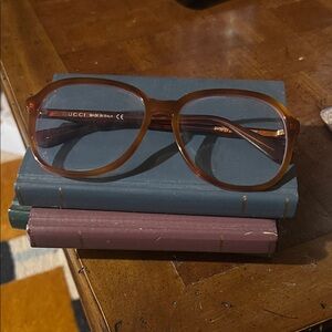 Gucci Amber Brown Eyeglasses